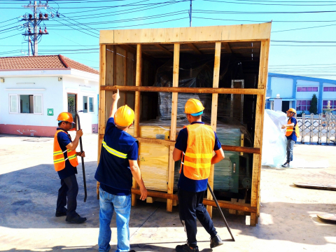 Quy trình nâng hạ ,đưa máy móc vào vị trí