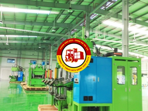 Nâng cẩu lắp ráp máy tại công ty PYUNGIL VINA (2023 )