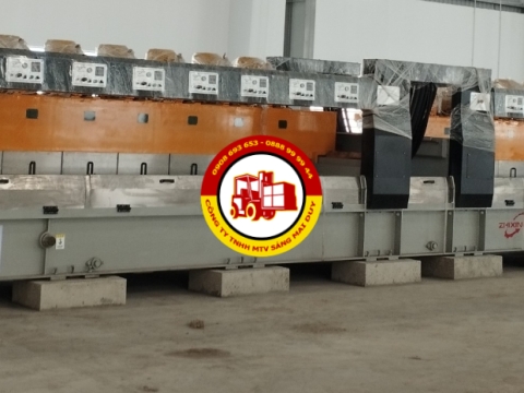 Cẩu máy sản xuất đá hoa cương nặng 35 tấn tại công ty Area Stone (2023)